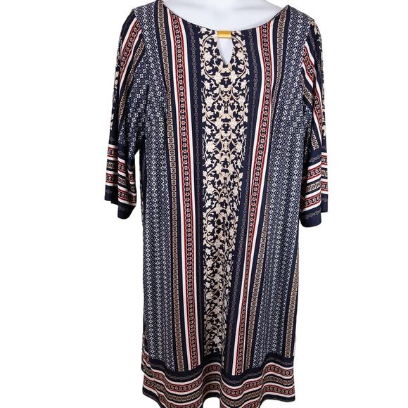 Shelby & Palmer Shift Striped Jersey Knit Dress 3X - Picture 1 of 8